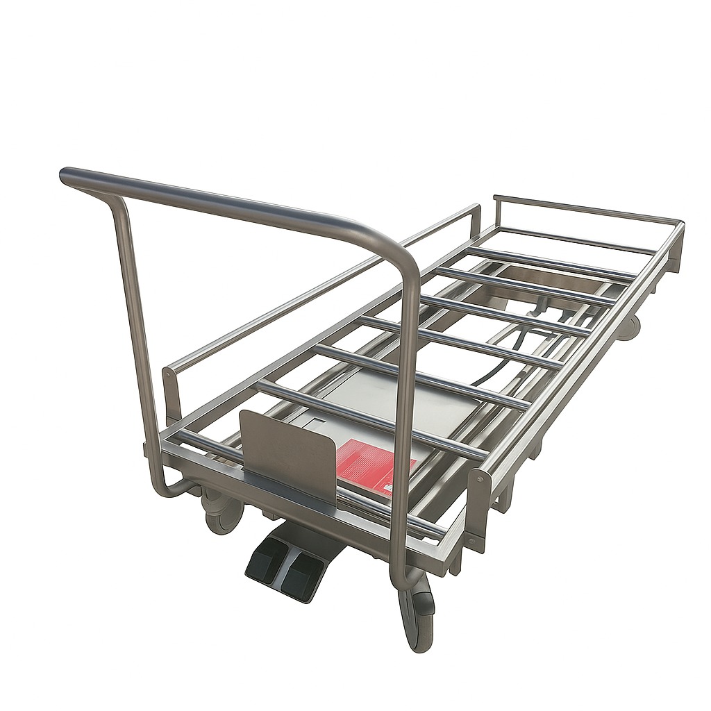 Hydraulic Funeral Strecher-Automatic (Front Loading, With Safety Barrier) HS-K